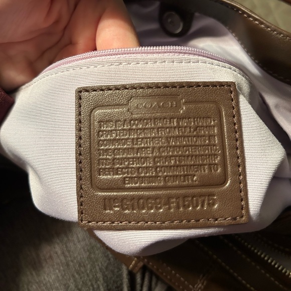 NWT- Coach Soho Lynn Brown Leather Large Hobo Bag - Picture 12 of 14